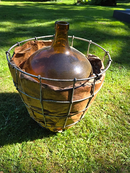 Vanha lasipullo
