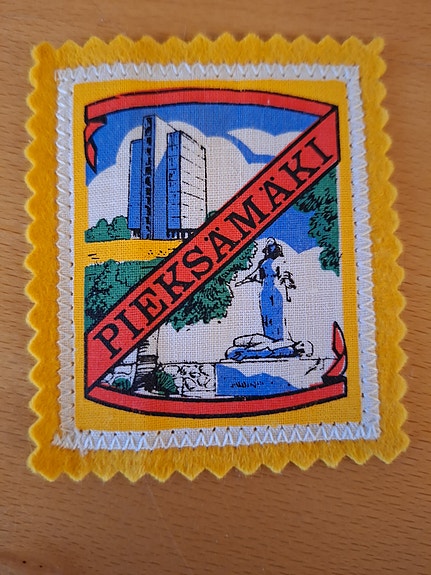 Pieksämäki hihamerkki / kangasmerkki / haalarimerkki