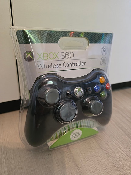 Microsoft Xbox 360 Wireless Controller ohjain musta
