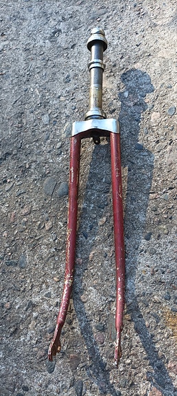 🚴28" vanha retro vintage Etuhaarukka mummopyörä Helkama Tunturi