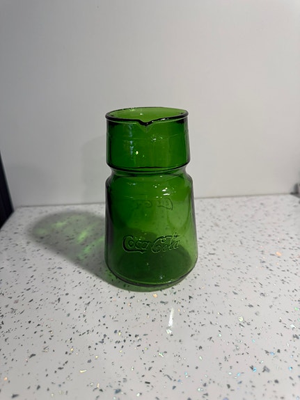 Vintage, retro Coca Cola kaadin, kannu, karahvi, tunari