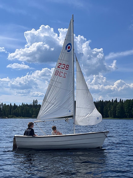 Fabola pokus purjevene valkoinen 4,10m