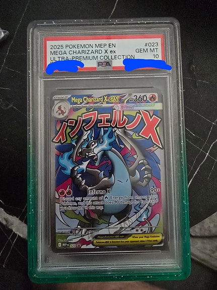Pokemon Mega Charizard X kortti PSA 10