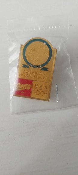 Coca-Cola American Horse Shows USA Olympics pinssi