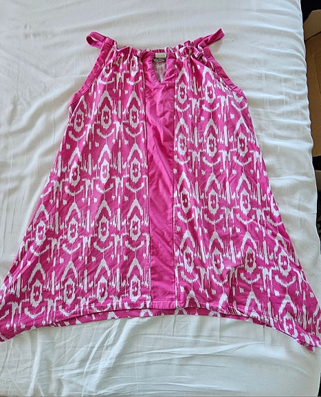 Pinkki tunika koko XL