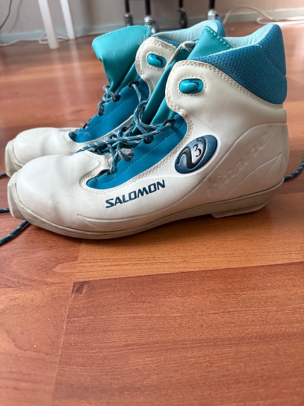 Salomon SNS hiihtomonot valko-turkoosi