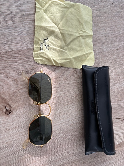 Ray-Ban unisex aurinkolasit kuusikulmaisilla linsseillä