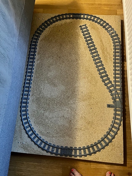 LEGO junarata harmaat kiskot