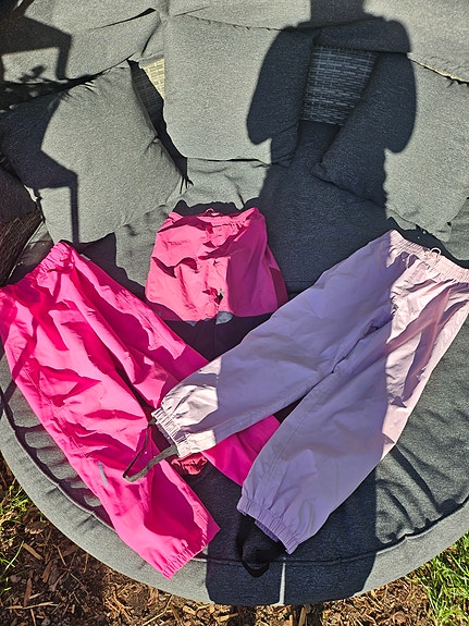 Tyttöjen välikausihousut 140 cm 3 kpl