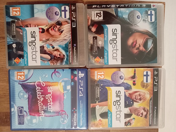 singstar pelejä playstation 3&4