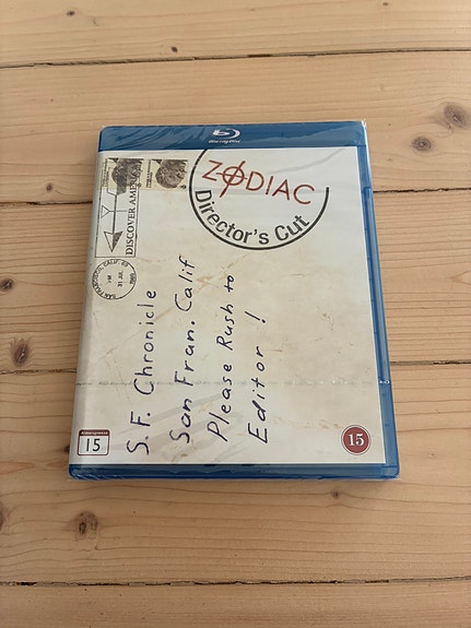 Zodiac blu ray ( uusi )