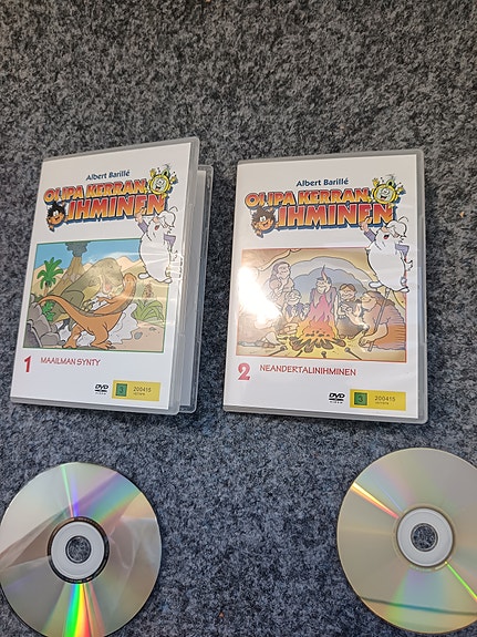 Albert Barillen Olipa kerran ihminen DVD:t 1–2