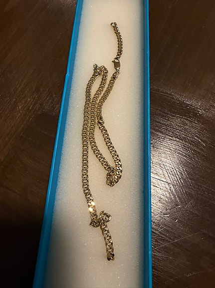 Kultainen unisex kaulaketju 14k 50cm 7,7g