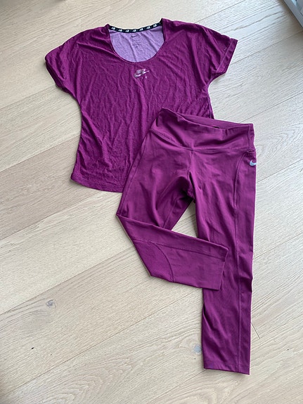 Nike Fast juoksutrikoot ja paita, koko S