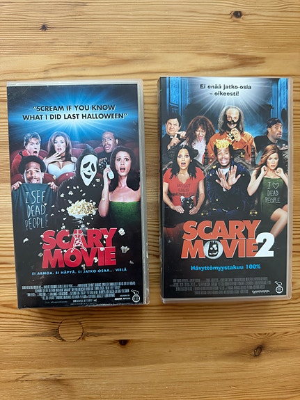 Scary Movie & Scary Movie 2 VHS-kasetit