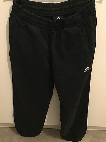 Adidas black jogging pants