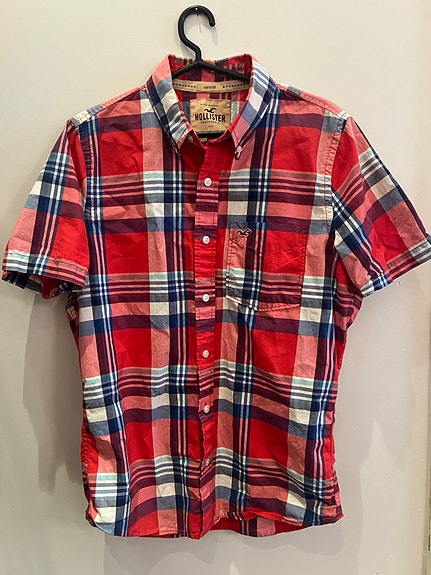 Hollister miesten lyhythihainen kauluspaita