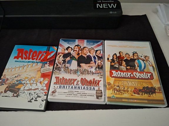 Asterix ja Obelix DVD-elokuvat 3 kpl