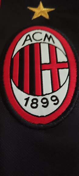 Adidas AC Milan jalkapallopaita XL punamusta