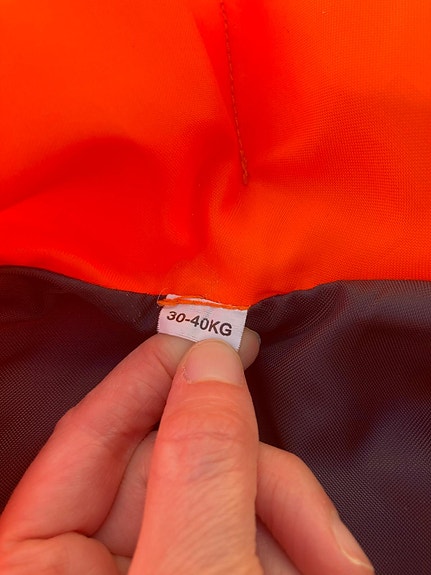 McSailor ja Seaway pelastusliivit 15–30 kg ja 30–40 kg oranssi