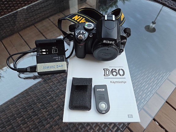 Nikon D60 järjestelmäkamerarunko