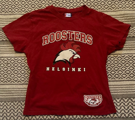 Roosters Helsinki lasten T-paita koko 130/140cm