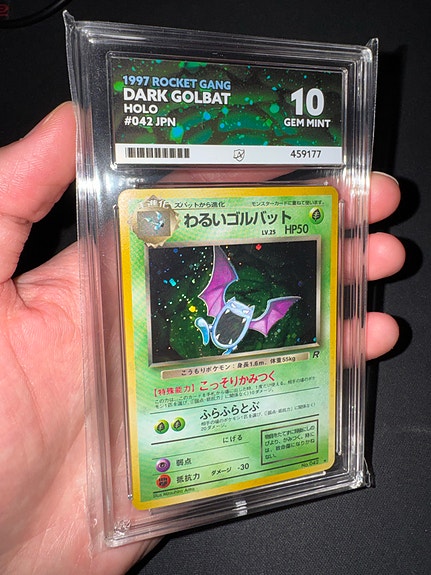 Gem mint Dark Golbat holo Japan ACE 10 Pokemon kortti