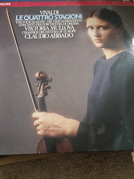 Viktoria Mullova / Claudio Abbado – viuluaiheinen klassinen LP-levy