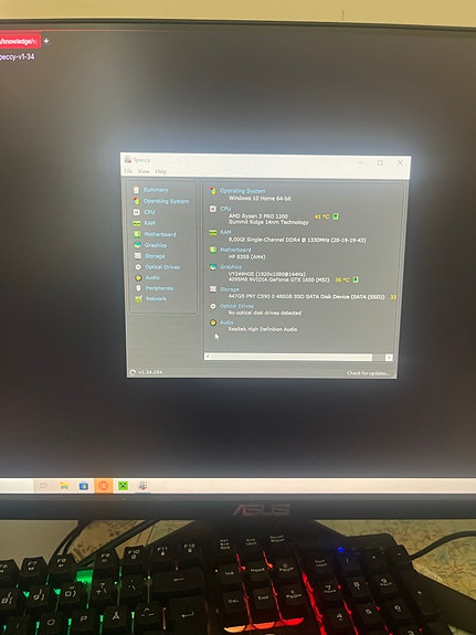 Kevyt pelikone GTX 1650