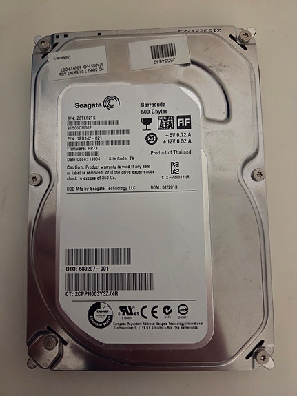 Seagate 500GB 7200rpm 3,5" sata kovalevy