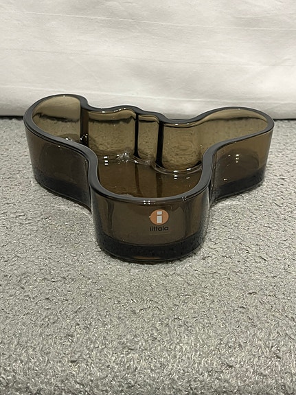 Iittala Alvar Aalto -malja 136 x 40 mm, hiekka / savunruskea