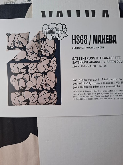 Vallila Makeba satiinipussilakanasetti
