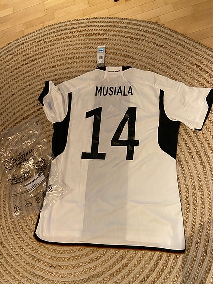 Adidas Saksan maajoukkue Musiala 14 jalkapallopaita koko XL valkoinen