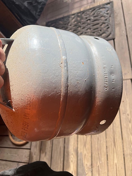 Kaasupullo 5kg tyhjä