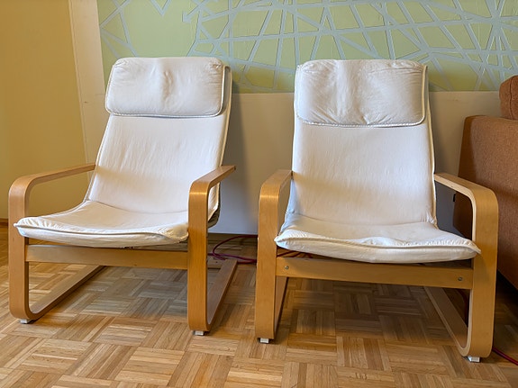 Ikea nojatuolit puuvalkoiset