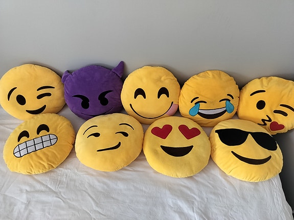 emoji-tyynyt 9 kpl