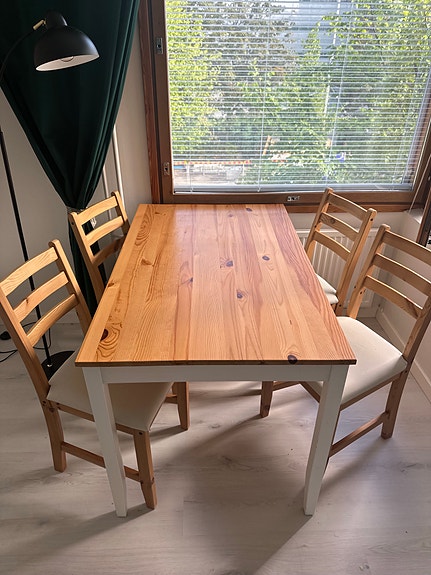 Ruokailuryhmä Ikea hyväkuntoinen