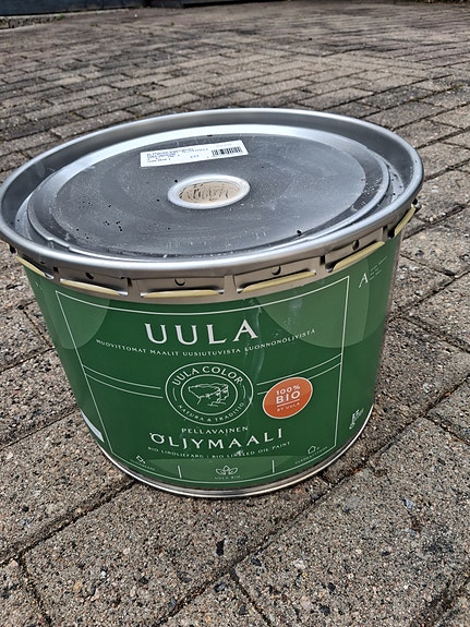 Uula pellavaöljymaali ulkomaali vaalea beige 9 ltr