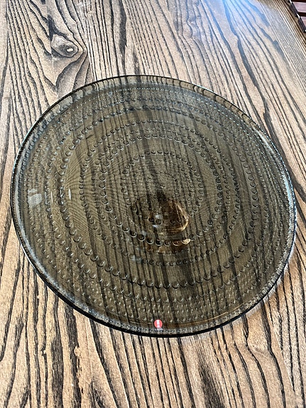 Iittala Kastehelmi tarjoilulautanen harmaa 31cm