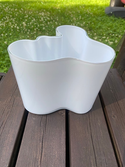Iittala Aalto maljakko valkoinen