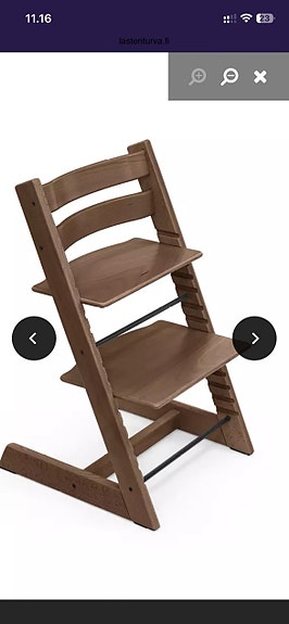 Stokke Tripp Trapp syöttötuoli ruskea