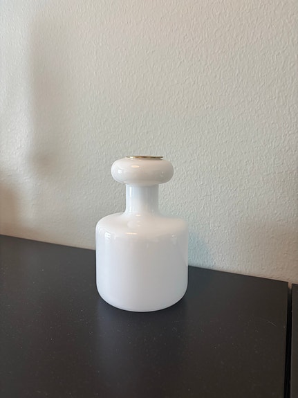 VARATTU Marimekko plunta  valkoinen kynttilänjalka