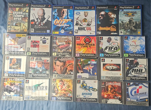 PlayStation 1 ja PlayStation 2 pelipaketti