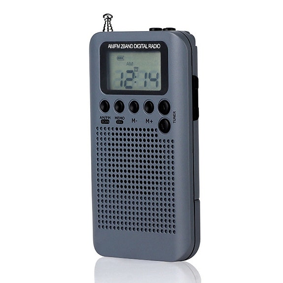 FM-Radio Mini Kaiuttimella (Grey)