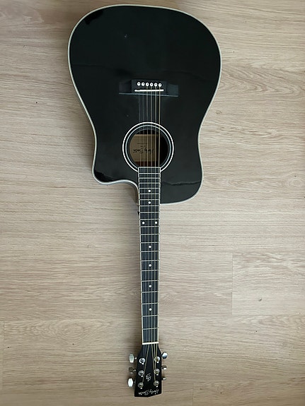 Harley Benton D-120CE BK electro-acoustic guitar