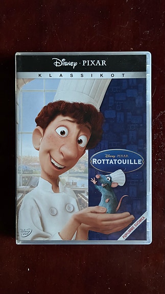 Disney Pixar Rottatouille DVD-elokuva