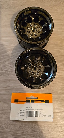HPI bullet st RC-auton vanteet black chrome