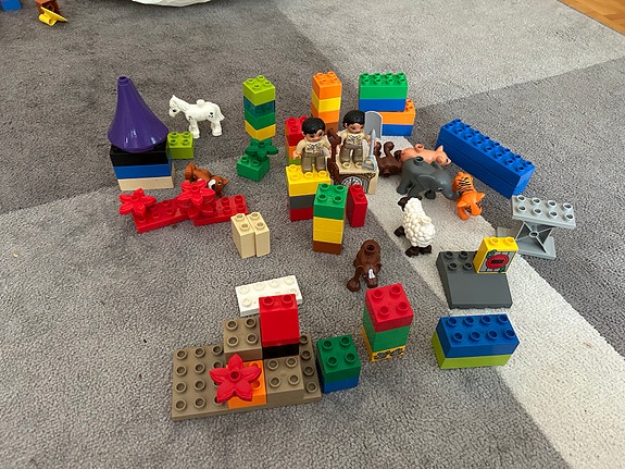 LEGO DUPLO City palikat ja eläinhahmot