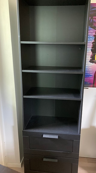 IKEA Brimnes kirjahylly, musta
