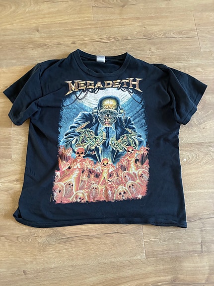 Megadeth kiertue paita/bändipaita